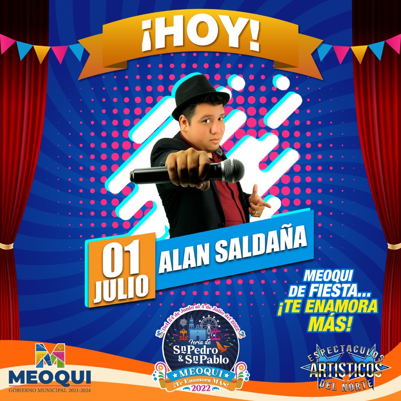 Hoy la comedia y buen humor de Alan Saldaña en Feria de Meoqui